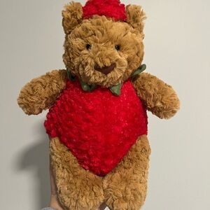 Jellycat Strawberry Bear BNWT